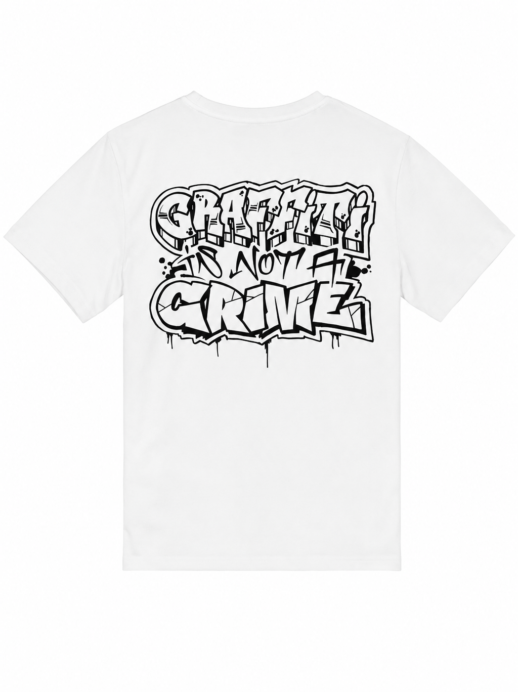 ⚪️Graffiti Is Not A Crime - T-Shirt